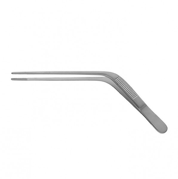 Pinzette nach Troeltsch, kniegebogen, 140 mm