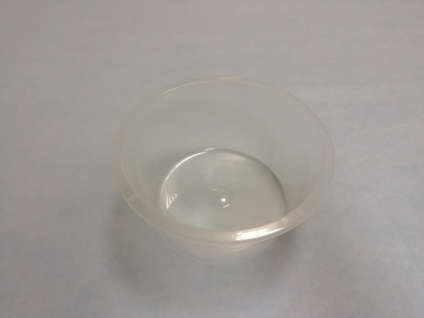 Plastikschale / Rundschale 120ml, transparent, steril